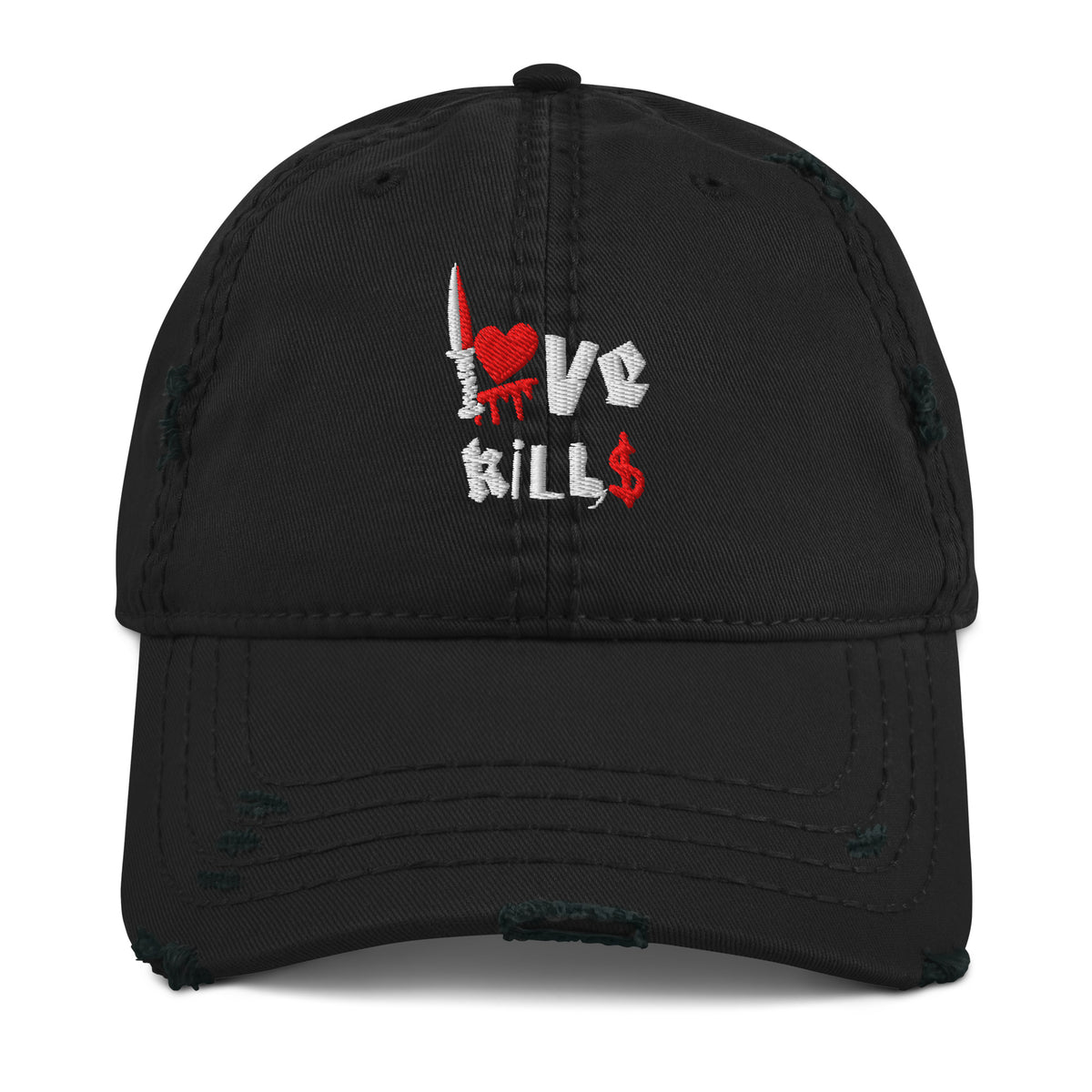 Love Kill$ Distressed Hat